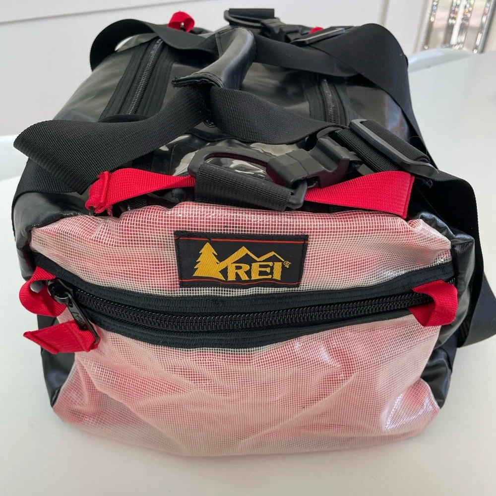 Vintage REI Rubberized Waterproof Duffel Bag